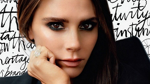 Beckham's smoky eye 