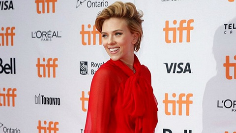 Scarlett appeared at the Toronto Film Fest