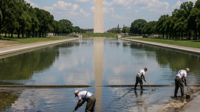 Major Repairs Planned for Reflecting Poo