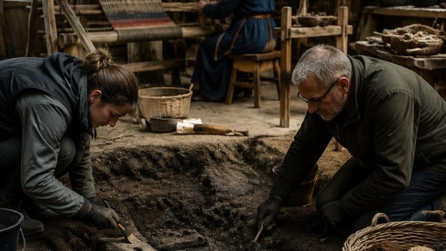 Major Discovery of Viking Textile Worksh